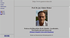 Desktop Screenshot of gunterreiner.de