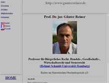 Tablet Screenshot of gunterreiner.de